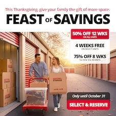 Sentinel Storage  - Coquitlam Barnet Promotion