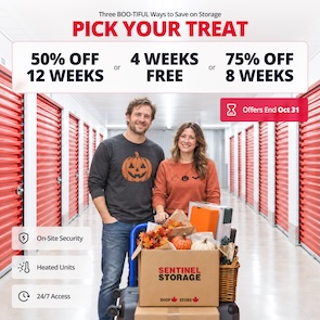 Sentinel Storage  - Coquitlam Barnet Promotion