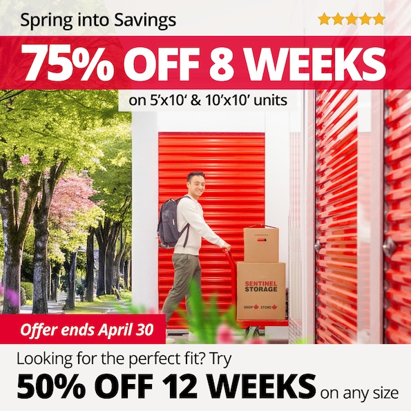 Sentinel Storage  - Coquitlam Barnet Promotion